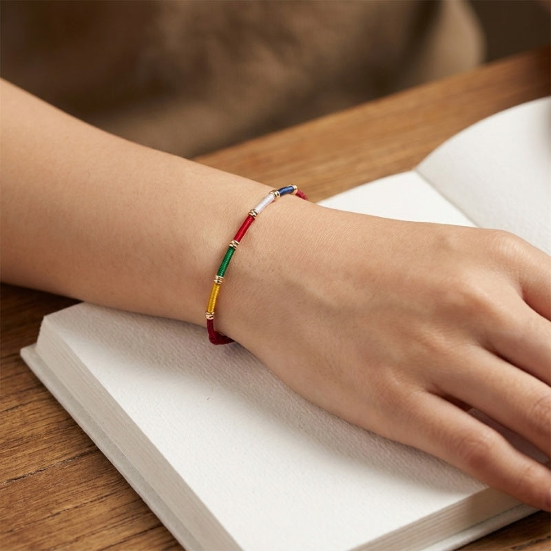 Buddha & Karma Five-Paths Fortune God Handmade Tibetan Bracelet