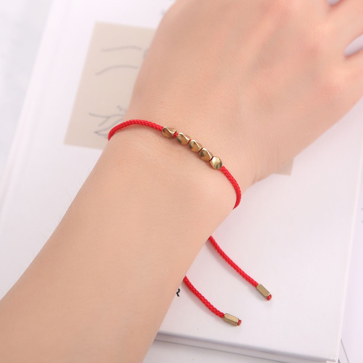 FREE Five Lucky Beads Copper Healing Bracelet - Buddha & Karma