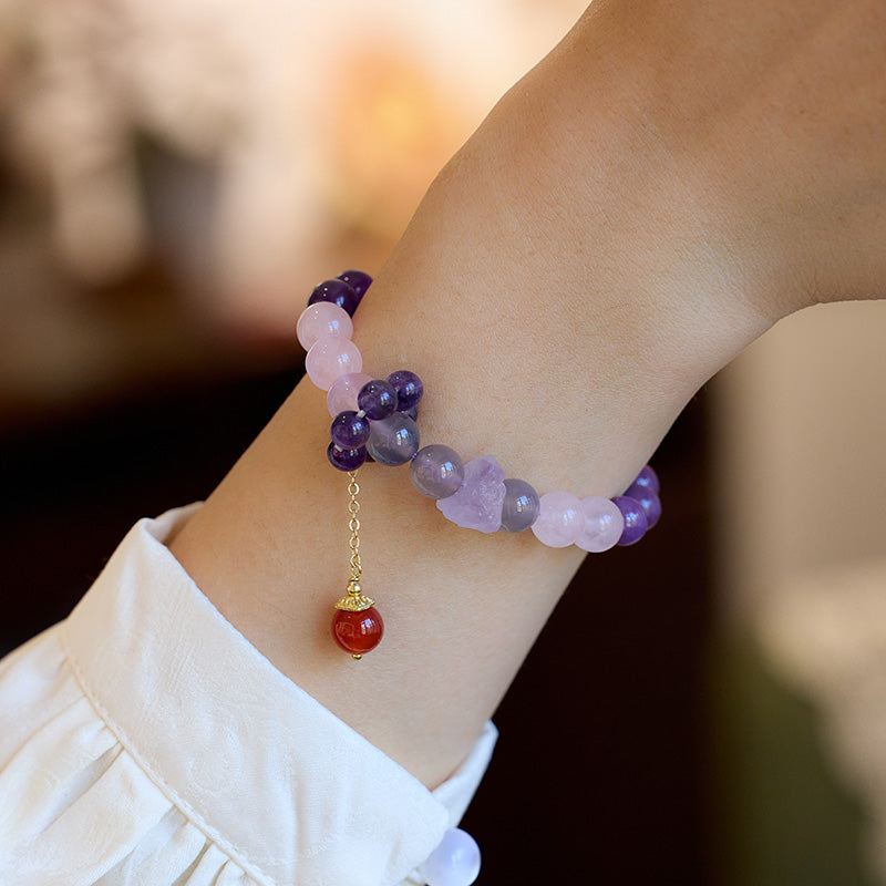 Future Prosperity Nine Purple Star Bracelet