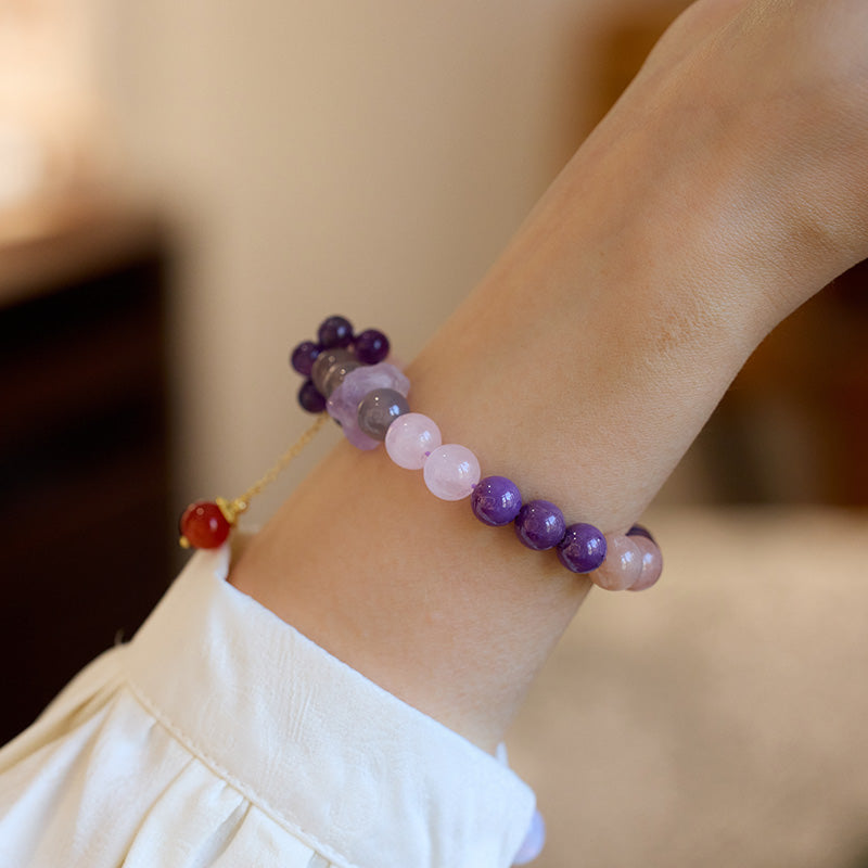 Future Prosperity Nine Purple Star Bracelet