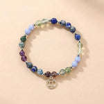 Buddha & Karma Gemini Zodiac Crystal Bracelet
