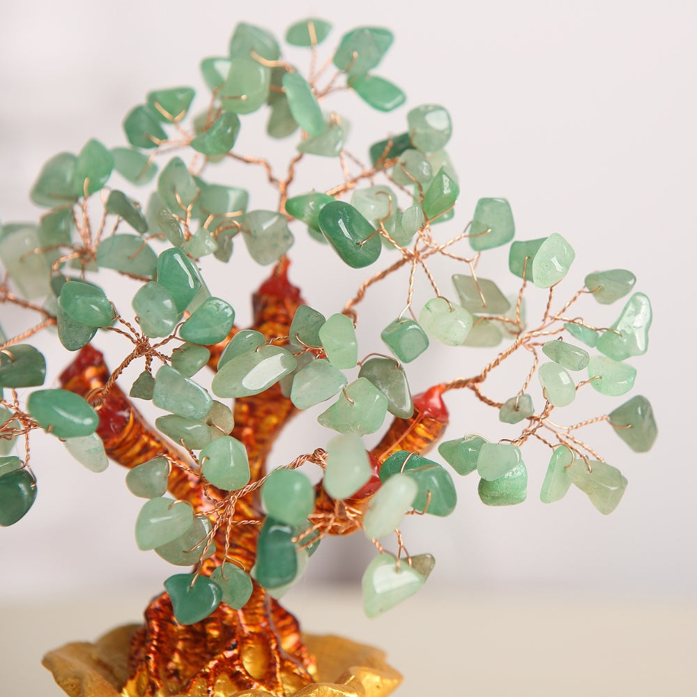 amazon money tree Green Aventurine Money Tree - Feng Shui Crystal for Wealth