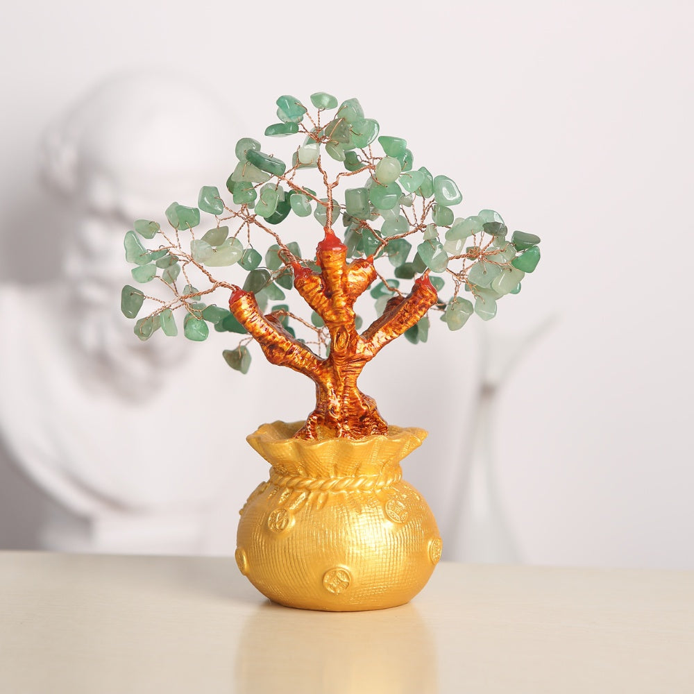 Green Aventurine Feng Shui Money Tree - Buddha & Karma