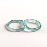 Green Jade Wealth Ring - Buddha & Karma