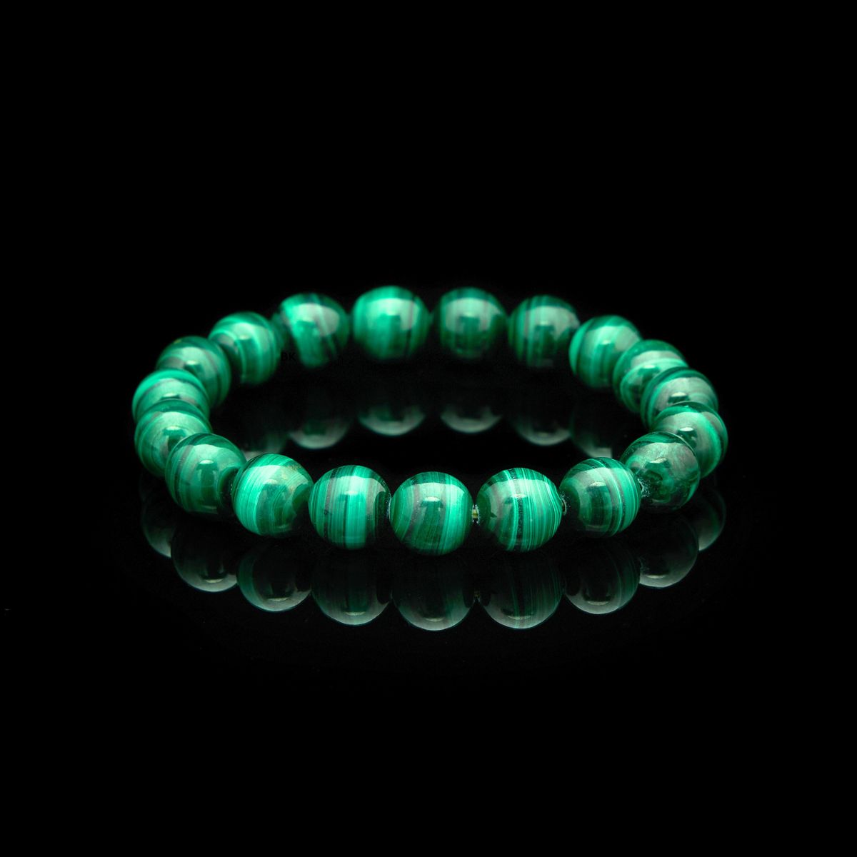 Green Malachite Transformation Bracelet - For Positive Change - Buddha & Karma