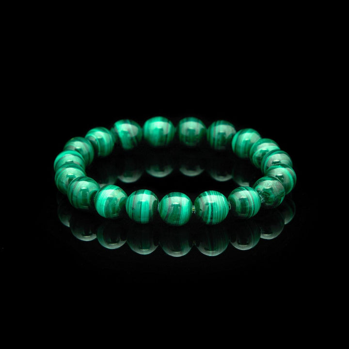 Green Malachite Transformation Bracelet - For Positive Change - Buddha & Karma