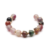 Tourmaline Ring - Natural Healing Crystal Bead Rings