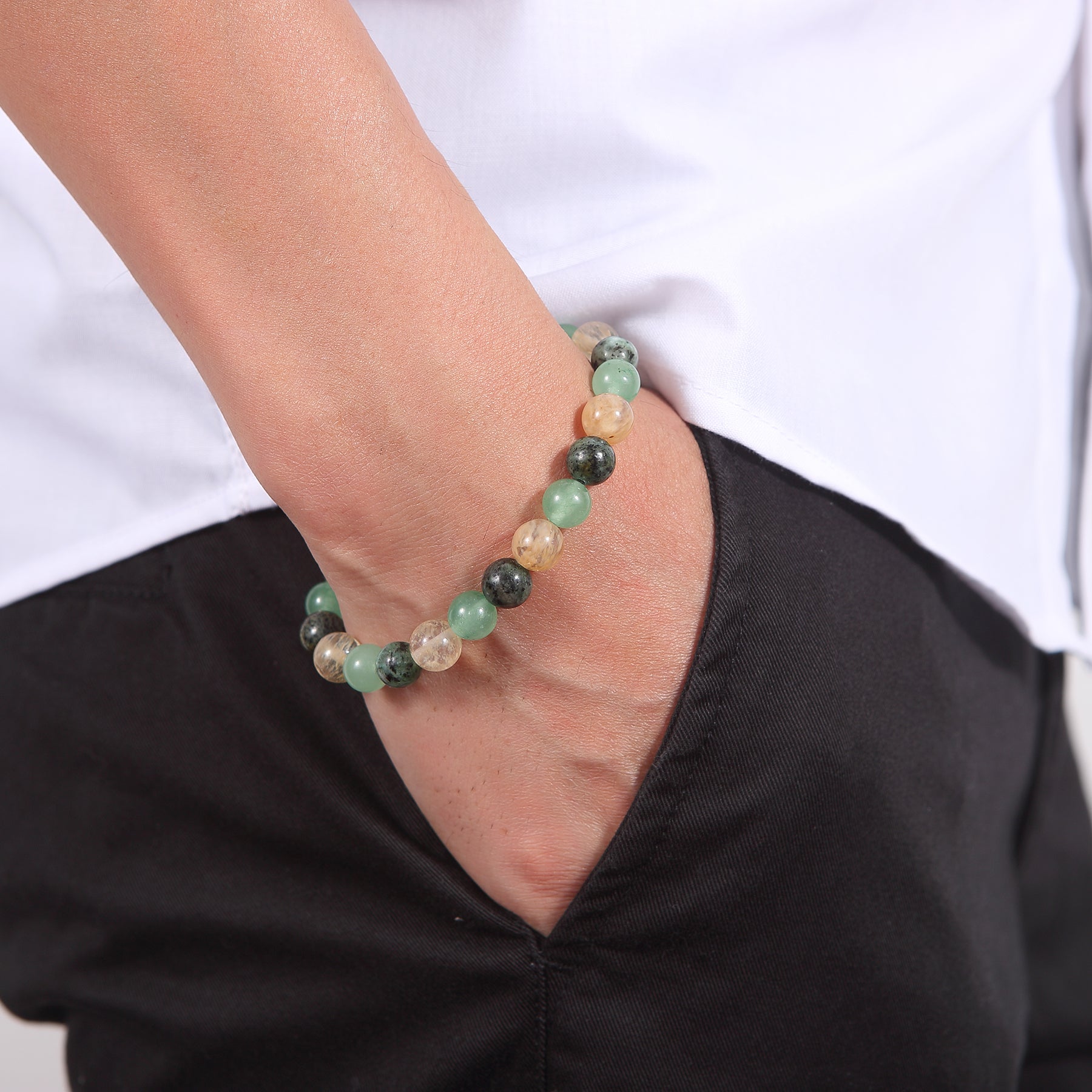 Triple Prosperity Bracelet - Buddha & Karma