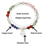 Buddha & Karma Libra Crystal Zodiac Bracelet