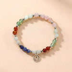 Buddha & Karma Libra Crystal Zodiac Bracelet