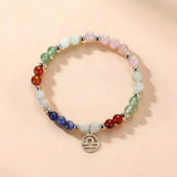 Buddha & Karma Libra Crystal Zodiac Bracelet