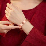 Exclusive: Buddha & Karma Magnetic Therapy Copper Cuff Bracelet