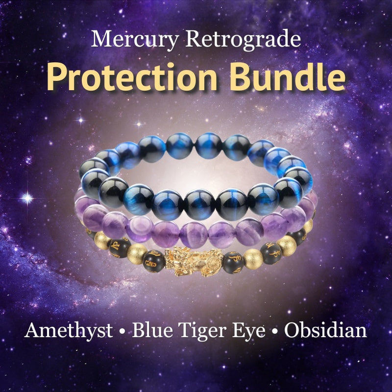 Mercury Retrograde Protection Bundle - 3 Bracelets for the Price of 2 - Buddha & Karma