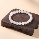 White Moonstone Bracelet - Feminine Energy - Buddha & Karma