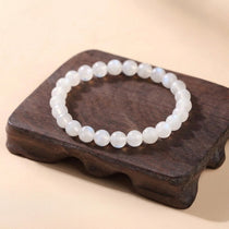 White Moonstone Bracelet - Feminine Energy - Buddha & Karma