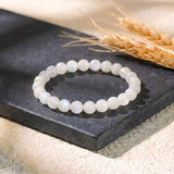 White Moonstone Bracelet - Feminine Energy - Buddha & Karma