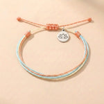 Buddha & Karma Multiple Strings Intention Bracelet Handmade - Luck, Calm, Protection