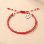 Buddha & Karma Multiple Strings Intention Bracelet Handmade - Luck, Calm, Protection