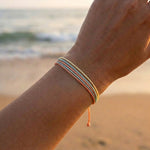 Buddha & Karma Multiple Strings Intention Bracelet Handmade - Luck, Calm, Protection