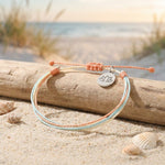 Buddha & Karma Multiple Strings Intention Bracelet Handmade - Luck, Calm, Protection