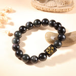 Natural Rainbow Obsidian Bracelet Positive Transformation