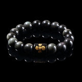 Buddha & Karma Natural Rainbow Obsidian Healing Bracelet
