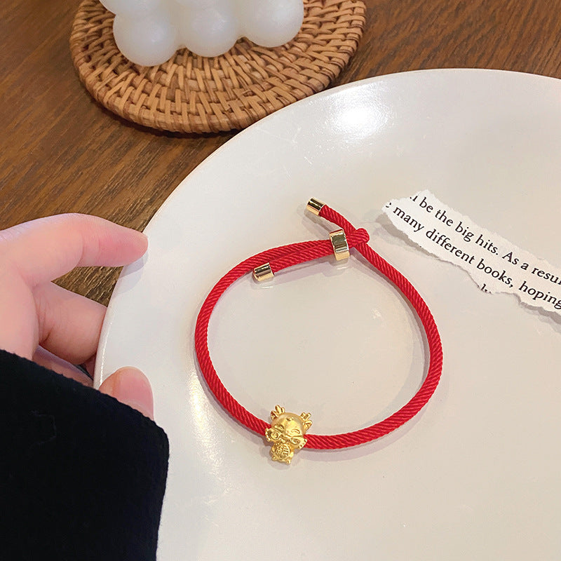 2024 Year of the Dragon Bracelet - Chinese Zodiac Bracelet - Buddha & Karma