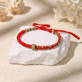 Exclusive: Buddha & Karma Om Mani Padme Hum Protection Luck String Bracelets