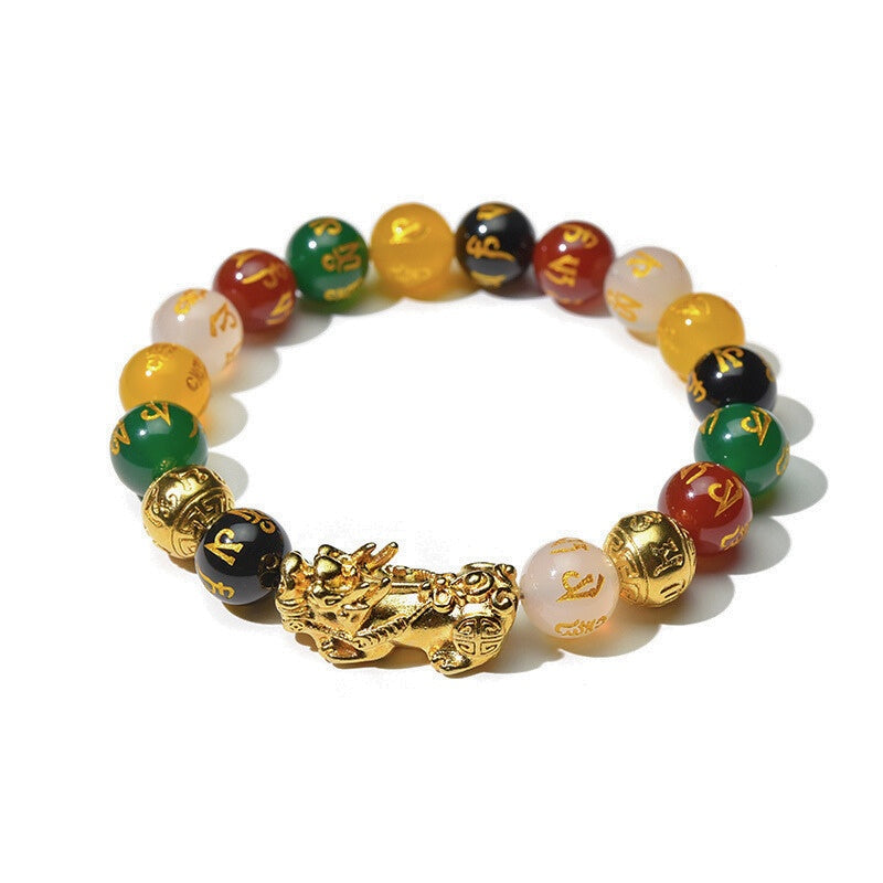 Pixiu Five Elements Crystal Bracelet