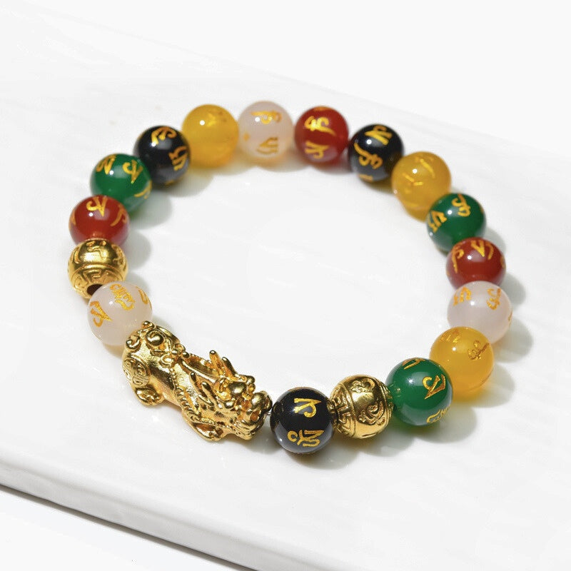 Pixiu Five Elements Crystal Bracelet