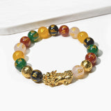 Pixiu Five Elements Crystal Bracelet