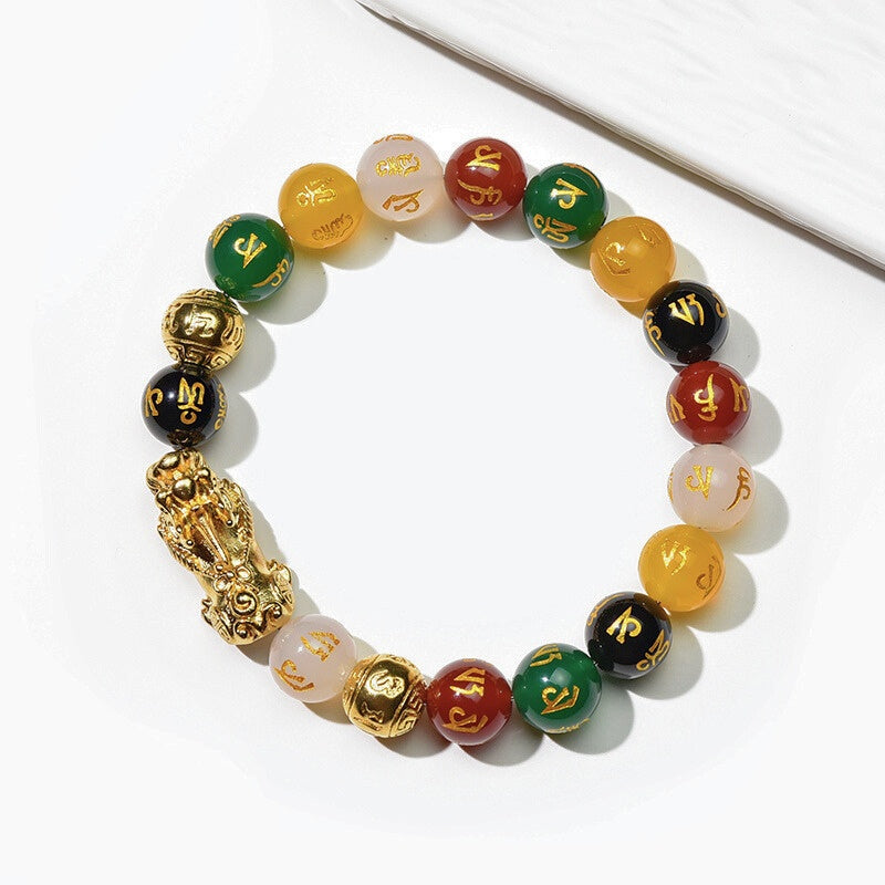 Pixiu Five Elements Crystal Bracelet