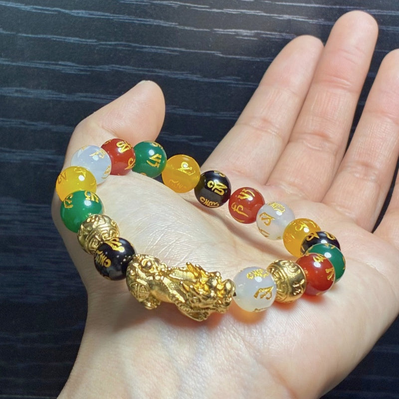 Pixiu Five Elements Crystal Bracelet