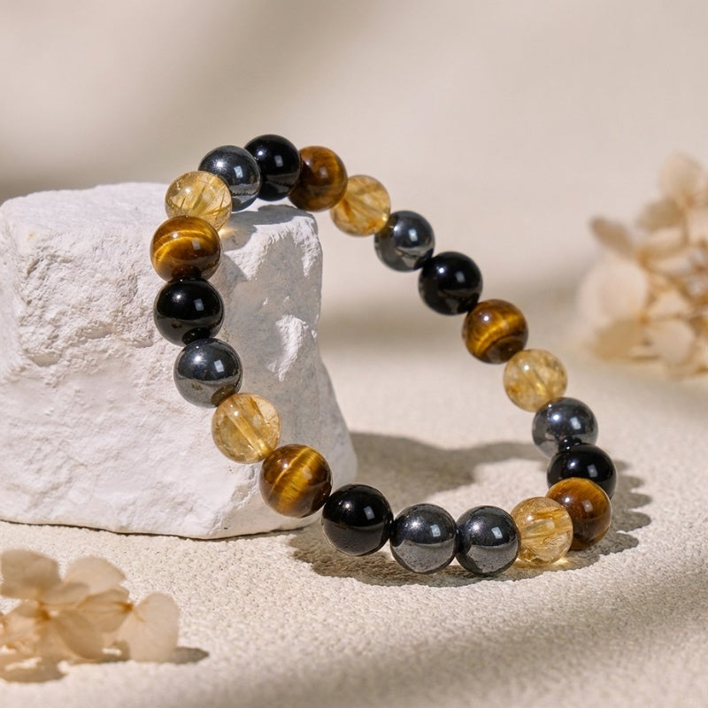 Buddha & Karma Quadruple Protection Bracelet