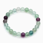 Exclusive: Rainbow Fluorite Healing Bracelet - Buddha & Karma