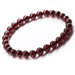 Red Garnet Stone Bracelet - Reignite Your Passion & Love - Buddha & Karma