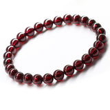 Red Garnet Stone Bracelet - Reignite Your Passion & Love - Buddha & Karma