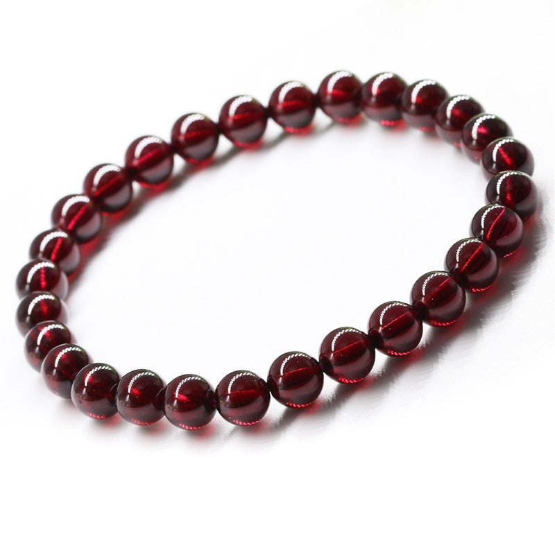 Red Garnet Stone Bracelet - Reignite Your Passion & Love - Buddha & Karma