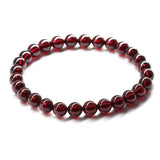 Red Garnet Stone Bracelet - Reignite Your Passion & Love - Buddha & Karma