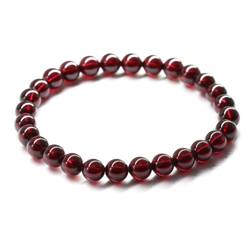 Red Garnet Stone Bracelet - Reignite Your Passion & Love - Buddha & Karma