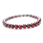 Red Garnet Stone Bracelet - Reignite Your Passion & Love - Buddha & Karma