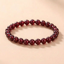 Red Garnet Stone Bracelet - Reignite Your Passion & Love - Buddha & Karma