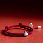 Red String Fu Lucky Bracelet - Buddha & Karma