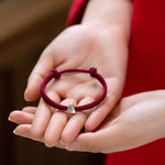 Red String Fu Lucky Bracelet - Buddha & Karma