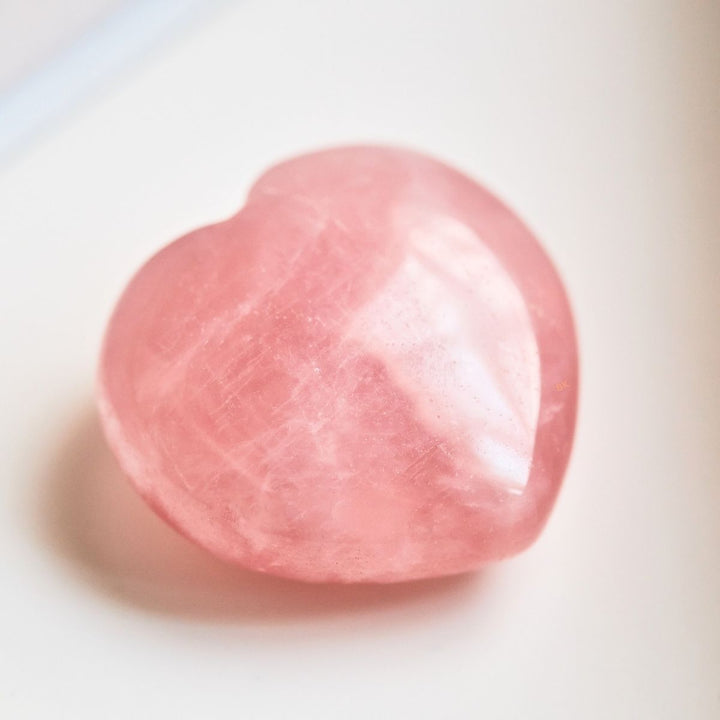 Rose Quartz Heart-Shaped Love Crystals - Love & Romance - Buddha & Karma