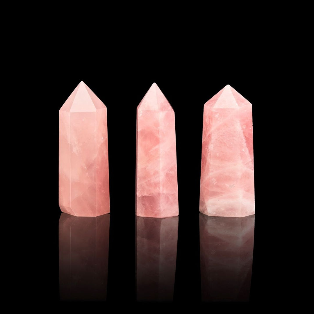 Rose Quartz Wand - Heart Chakra Healing - Buddha & Karma