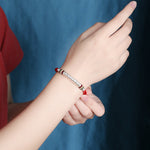 Tibetan Braided Knots Lucky Bracelet - Attract Good Things - Buddha & Karma