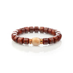 Tibetan Guardian Spirit Natural Yak Bone Bracelet - Buddha & Karma