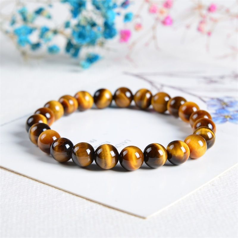 Gold Tiger Eye Bracelet - Power & Prosperity - Buddha & Karma