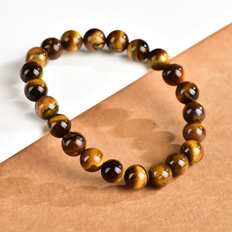 Gold Tiger Eye Bracelet - Power & Prosperity - Buddha & Karma